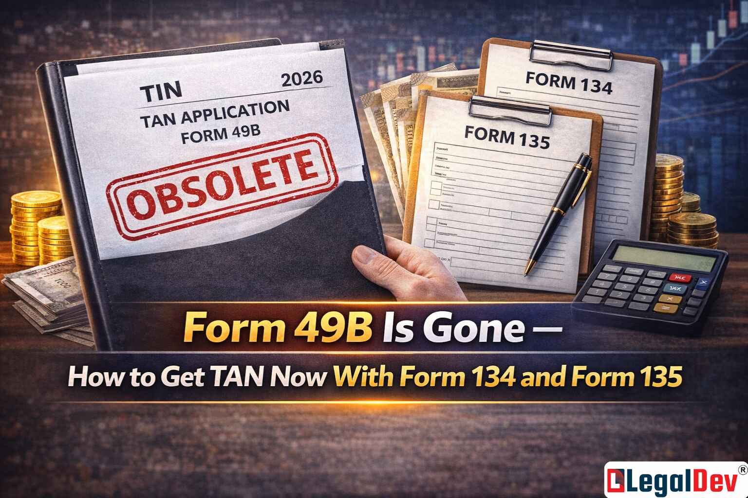Form 49B Replaced by Form 134 and 135